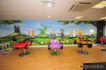 main cutting area in kids salon