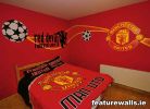 Red Devils Man United Mural