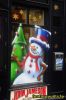 snowman window painting