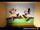 MICKEY AND MINNIE PLAYROOM MURAL