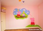 Peppa Pig Muddy Puddle mural