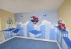 spiderman mural