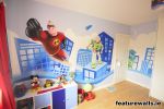 Super hero's mural